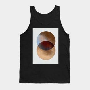 Gold circles minimal design Tank Top